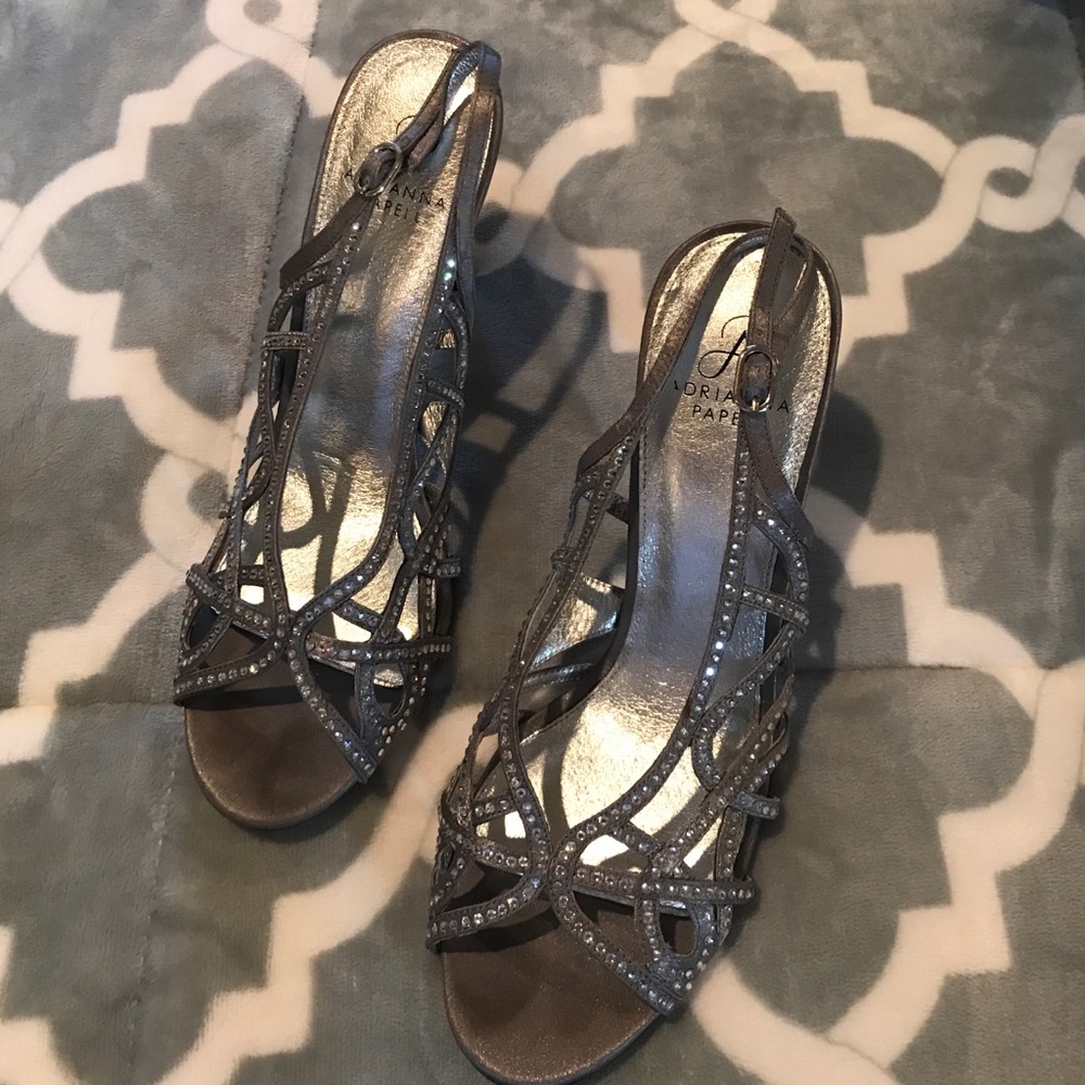 Adrianna Papell Swarovski Crystal heels